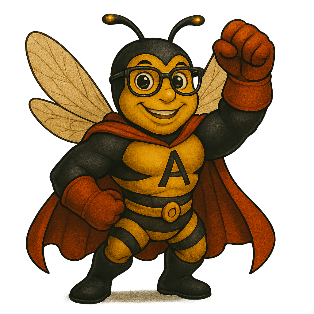 Adzbee Studio Creative Digital Marketing Mascot